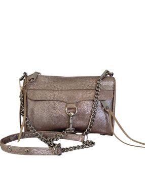 Rebecca Minkoff Metallic Rose Gold Crossbody Bag